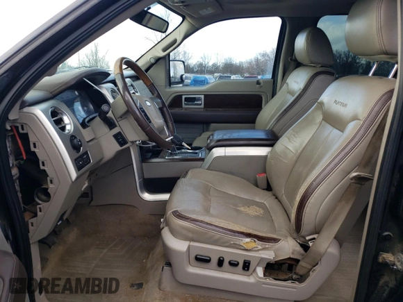 2010 Ford F-150 XL with VIN 1FTFW1EV8AFD18983, listed as a Copart auction lot 47315985 with 212,799 mi miles and Salvage Title. Bid and sale history available at carsss.com. Image 7.