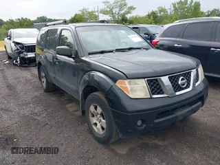 2005 Nissan Pathfinder XE with VIN 5N1AR18W75C787488, listed as a IAAI auction lot 42642884 with 278,232 mi miles and . Bid and sale history available at DreamBid. Image 1.