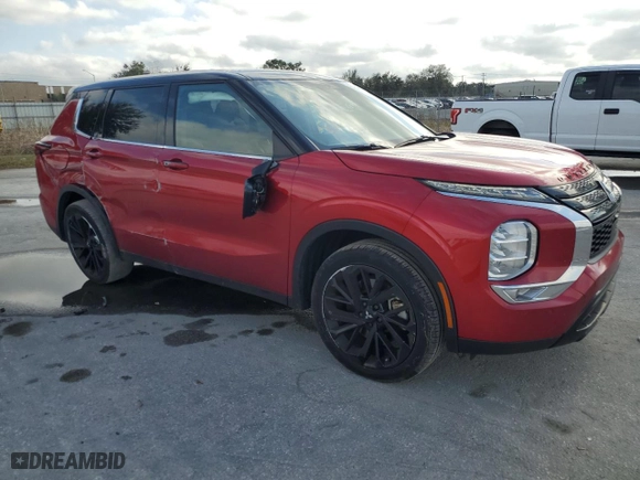 2023 Mitsubishi Outlander SEL with VIN JA4J3VA82PZ057376, listed as a Copart auction lot 87131254 with 91,665 mi miles and Salvage Title. Bid and sale history available at carsss.com. Image 4.
