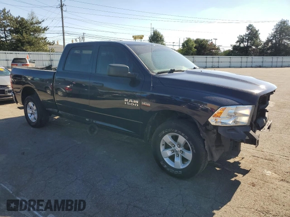 2018 Ram 1500 Tradesman z VIN 1C6RR7ST2JS122014, wystawiony jako Copart lot #76448874 z przebiegiem 108 549 mil mil oraz Szkoda całkowita • Salvage title. Historia ofert i sprzedaży dostępna na DreamBid. Obrazek 4.