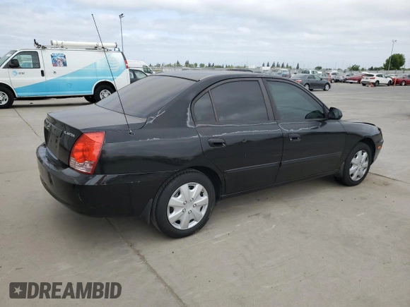 2004 Hyundai Elantra GLS z VIN KMHDN46D14U812275, wystawiony jako Copart lot #54163945 z przebiegiem 209 400 mil mil oraz Szkoda całkowita • Salvage title. Historia ofert i sprzedaży dostępna na DreamBid. Obrazek 3.