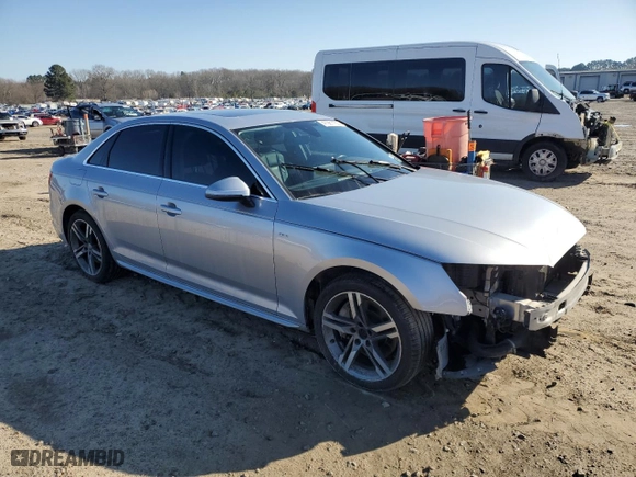 2018 Audi A4 Premium Plus with VIN WAUENAF44JA078622, listed as a Copart auction lot 47981155 with 82,519 mi miles and Salvage Title. Bid and sale history available at carsss.com. Image 4.