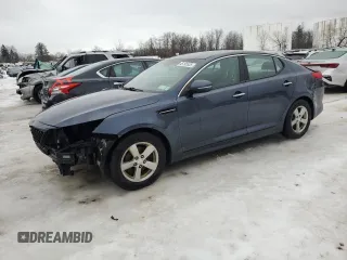 2015 Kia Optima LX with VIN 5XXGM4A76FG450748, listed as a Copart auction lot 45195535 with 235,270 mi miles and Salvage Title. Bid and sale history available at carsss.com. Image 1.