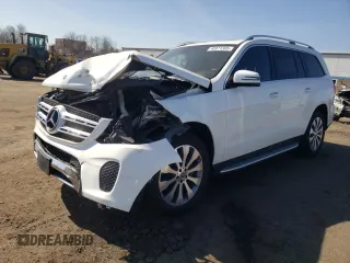 2018 Mercedes-Benz GLS with VIN 4JGDF6EE0JB073183, listed as a Copart auction lot 48971365 with 96,250 mi miles and Salvage Title. Bid and sale history available at carsss.com. Image 1.