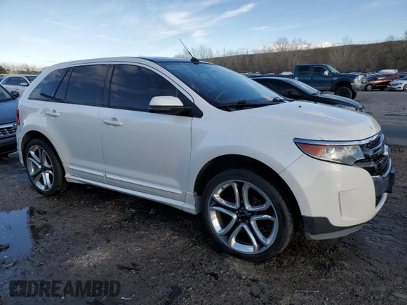 2012 Ford Edge Sport with VIN 2FMDK4AK9CBA53278, listed as a Copart auction lot 86869484 with 164,124 mi miles and Clean Title. Bid and sale history available at carsss.com. Image 4.