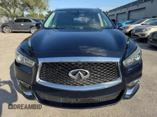 2019 Infiniti QX60 Luxe z VIN 5N1DL0MM4KC561014, wystawiony jako Copart lot #43478125 z przebiegiem 177 089 mil mil oraz Szkody całkowita. Historia ofert i sprzedaży dostępna na DreamBid. Obrazek 5.