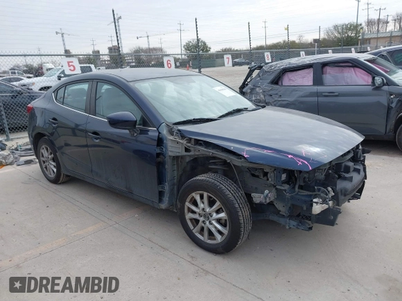 2014 Mazda 3 i Touring with VIN JM1BM1V76E1113185, listed as a IAAI auction lot 41610966 with 77,697 mi miles and . Bid and sale history available at DreamBid. Image 1.