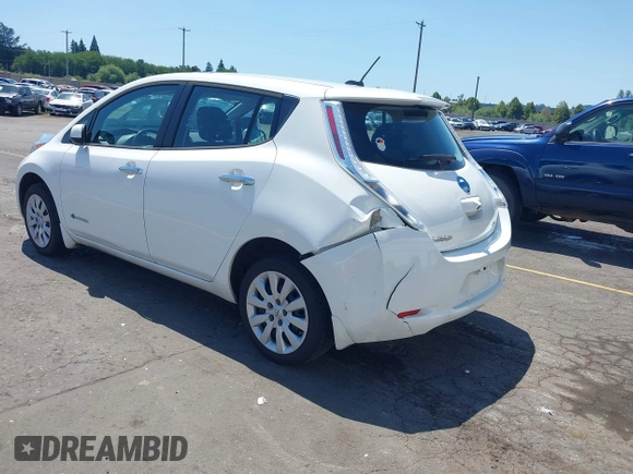2015 Nissan LEAF SL with VIN 1N4AZ0CP8FC303950, listed as a IAAI auction lot 42396987 with 73,769 mi miles and . Bid and sale history available at DreamBid. Image 3.