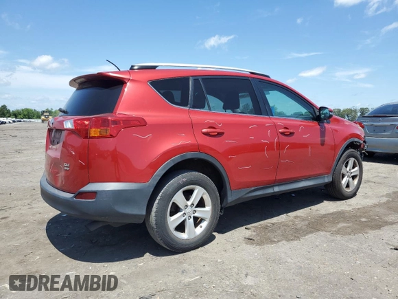 2013 Toyota RAV4 XLE with VIN 2T3RFREV4DW102059, listed as a Copart auction lot 61663585 with 132,375 mi miles and Salvage title. Bid and sale history available at DreamBid. Image 3.