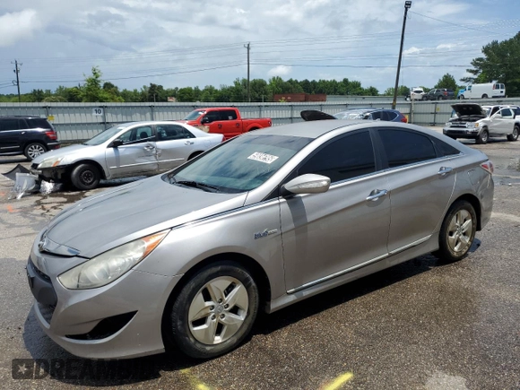 2012 Hyundai Sonata Hybrid with VIN KMHEC4A44CA038041, listed as a Copart auction lot 59034795 with 200,707 mi miles and Clean title. Bid and sale history available at DreamBid. Image 1.