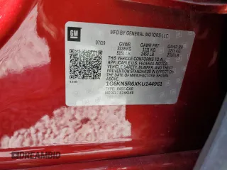 2019 Cadillac CT6 Sport AWD with VIN 1G6KN5R6XKU144961, listed as a Copart auction lot 89283415 with Not provided miles and Non repairable. Bid and sale history available at DreamBid. Image 13.