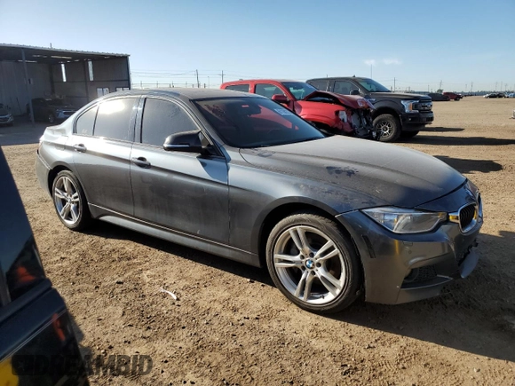 2015 BMW 3 Series 335i xDrive with VIN WBA3B9G50FNR93148, listed as a Copart auction lot 61138275 with 119,092 mi miles and Salvage title. Bid and sale history available at DreamBid. Image 4.
