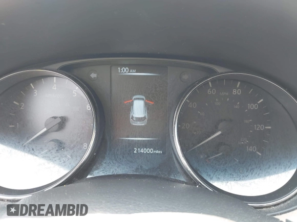 2017 Nissan Rogue SL with VIN JN8AT2MV3HW006126, listed as a IAAI auction lot 42456768 with 214,000 mi miles and . Bid and sale history available at DreamBid. Image 7.