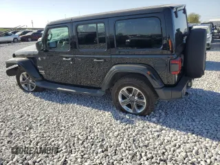 2018 Jeep Wrangler Unlimited Sahara with VIN 1C4HJXEN1JW222834, listed as a Copart auction lot 51837705 with 70,713 mi miles and Salvage title. Bid and sale history available at DreamBid. Image 2.