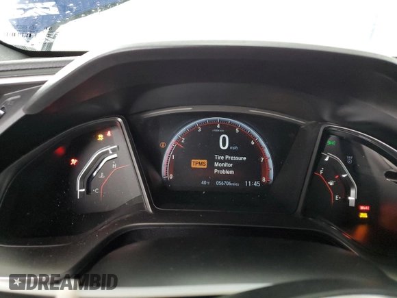 2019 Honda Civic Si z VIN 2HGFC3A53KH754944, wystawiony jako Copart lot #46032245 z przebiegiem 56 706 mil mil oraz Szkoda całkowita • Salvage title. Historia ofert i sprzedaży dostępna na DreamBid. Obrazek 9.