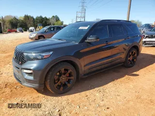 2022 Ford Explorer ST with VIN 1FM5K8GC3NGA46530, listed as a Copart auction lot 50388505 with 44,525 mi miles and Salvage Title. Bid and sale history available at carsss.com. Image 1.