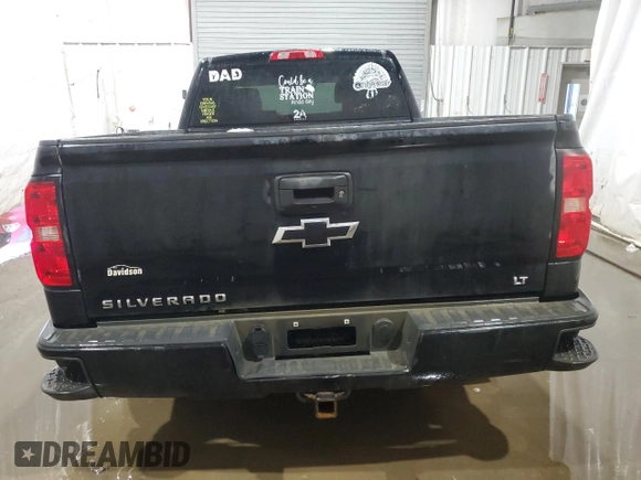 2017 Chevrolet Silverado 1500 LT with VIN 1GCVKREC3HZ361821, listed as a Copart auction lot 44686725 with 110,807 mi miles and Salvage Title. Bid and sale history available at DreamBid. Image 6.