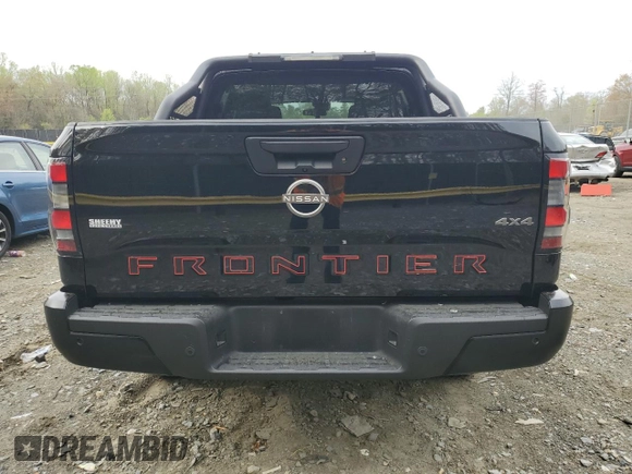 2022 Nissan Frontier S with VIN 1N6ED1EK7NN629417, listed as a Copart auction lot 51870035 with 18,767 mi miles and Salvage title. Bid and sale history available at DreamBid. Image 6.