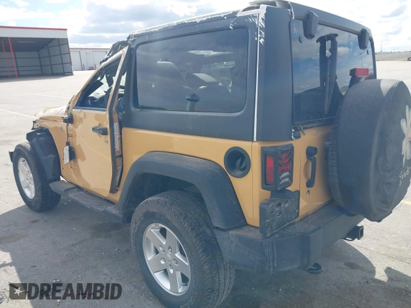 2013 Jeep Wrangler Sport with VIN 1C4AJWAG4DL617356, listed as a IAAI auction lot 41860570 with 30,331 mi miles and . Bid and sale history available at carsss.com. Image 3.