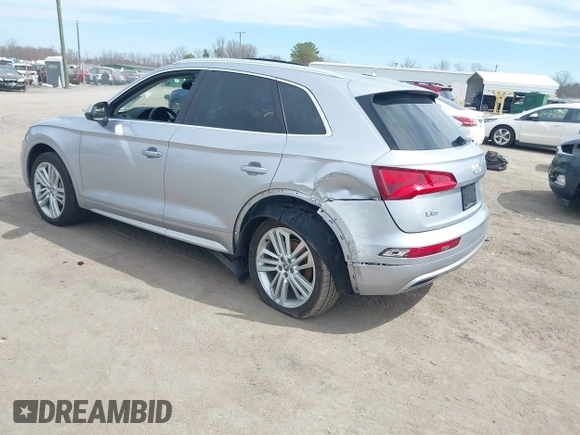 2018 Audi Q5 Premium Plus with VIN WA1BNAFYXJ2235843, listed as a IAAI auction lot 41790130 with 129,282 mi miles. Bid and sale history available at carsss.com. Image 6.