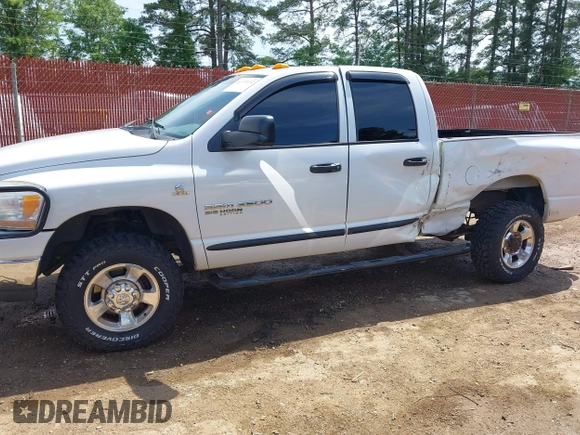 2006 Dodge Ram 2500 SLT with VIN 3D7KS28C36G230672, listed as a IAAI auction lot 41975152 with 190,500 mi miles. Bid and sale history available at carsss.com. Image 14.