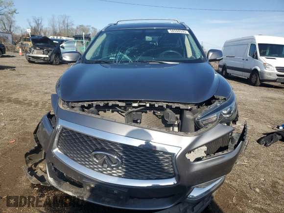 2019 Infiniti QX60 Luxe with VIN 5N1DL0MM2KC564025, listed as a Copart auction lot 50594535 with 85,493 mi miles and Salvage title. Bid and sale history available at DreamBid. Image 5.