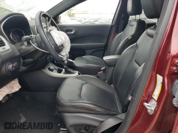 2021 Jeep Compass 80th Anniversary with VIN 3C4NJDEB4MT529044, listed as a Copart auction lot 57462915 with 20,985 mi miles and Non repairable. Bid and sale history available at DreamBid. Image 7.