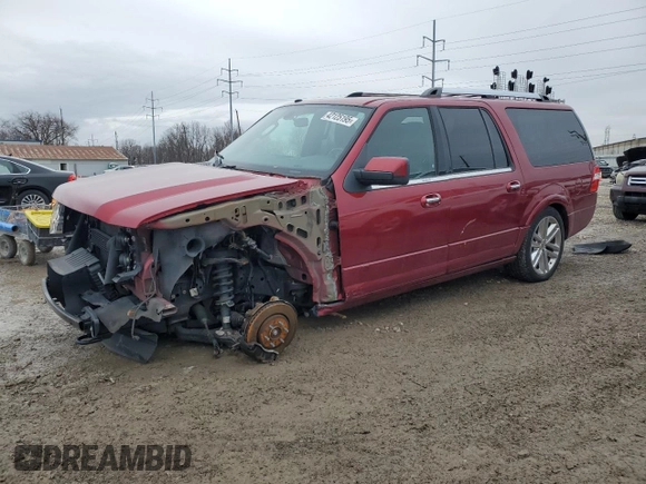 2017 Ford Expedition EL Limited with VIN 1FMJK2ATXHEA18776, listed as a Copart auction lot 42125195 with 69,740 mi miles and Salvage Title. Bid and sale history available at carsss.com. Image 1.