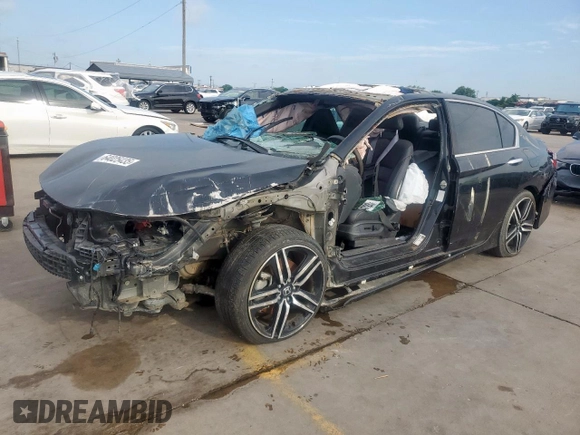 2016 Honda Accord Sport with VIN 1HGCR2F54GA193132, listed as a Copart auction lot 64025435 with Not provided miles and Clean title. Bid and sale history available at DreamBid. Image 1.