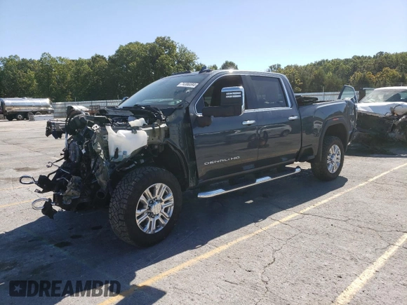 2020 GMC Sierra 3500HD Denali z VIN 1GT49WEY9LF262769, wystawiony jako Copart lot #74386594 z przebiegiem 34 178 mil mil oraz Szkoda całkowita • Salvage title. Historia ofert i sprzedaży dostępna na DreamBid. Obrazek 1.