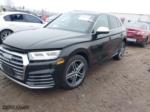 2019 Audi SQ5 Premium Plus with VIN WA1B4AFY8K2001737, listed as a IAAI auction lot 41494829 with 47,569 mi miles. Bid and sale history available at carsss.com. Image 18.