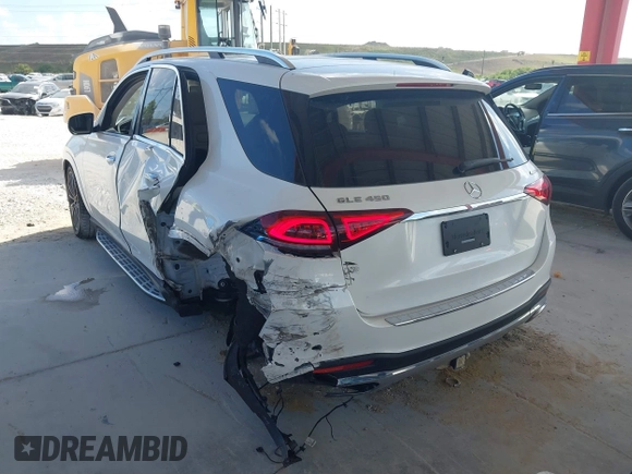 2020 Mercedes-Benz GLE 450 z VIN 4JGFB5KB5LA290908, wystawiony jako IAAI lot #41951204 z przebiegiem 38 263 mil mil oraz . Historia ofert i sprzedaży dostępna na DreamBid. Obrazek 3.
