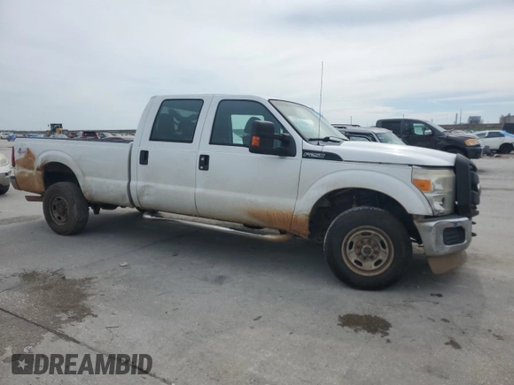 2011 Ford Super Duty F-250 SRW XL with VIN 1FT7W2B6XBEB17617, listed as a Copart auction lot 50357635 with 0 mi miles and Salvage Title. Bid and sale history available at carsss.com. Image 4.