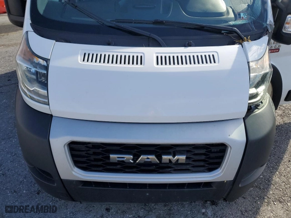 2019 Ram ProMaster Cargo Van with VIN 3C6TRVAG1KE556914, listed as a Copart auction lot 48884025 with 128,398 mi miles and Salvage Title. Bid and sale history available at carsss.com. Image 11.