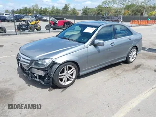 2013 Mercedes-Benz C-Class C 250 Sport with VIN WDDGF4HBXDA791251, listed as a IAAI auction lot 41917045 with 154,014 mi miles. Bid and sale history available at carsss.com. Image 2.