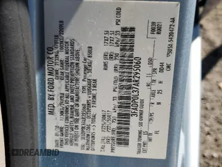 2010 Ford Fusion Hybrid with VIN 3FADP0L37AR295060, listed as a Copart auction lot 49362665 with 240,086 mi miles and Salvage Title. Bid and sale history available at carsss.com. Image 14.