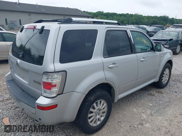 2008 Mercury Mariner Premier with VIN 4M2CU87108KJ01466, listed as a IAAI auction lot 42634600 with 95,436 mi miles and . Bid and sale history available at DreamBid. Image 4.