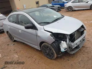 2024 Mitsubishi Mirage ES with VIN ML32FUFJ3RHF04707, listed as a IAAI auction lot 42359775 with 23,586 mi miles and . Bid and sale history available at DreamBid. Image 1.