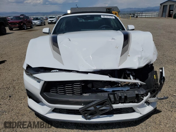 2024 Ford Mustang EcoBoost with VIN 1FAGP8UH7R5125351, listed as a Copart auction lot 62121375 with 9,149 mi miles and Salvage title. Bid and sale history available at DreamBid. Image 5.