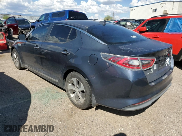 2014 Kia Optima Hybrid LX with VIN KNAGM4AD7E5071358, listed as a Copart auction lot 71671524 with 177,841 mi miles and Clean Title. Bid and sale history available at carsss.com. Image 2.