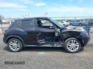 2015 Nissan Juke SV with VIN JN8AF5MVXFT550503, listed as a IAAI auction lot 42245020 with 112,957 mi miles and . Bid and sale history available at DreamBid. Image 13.
