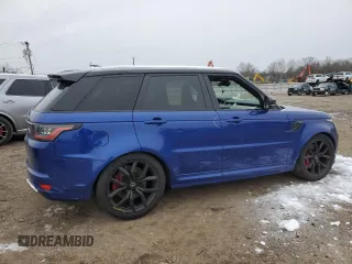 2021 Land Rover Range Rover Sport SVR z VIN SALWZ2RE9MA772872, wystawiony jako Copart lot #44192245 z przebiegiem 68 761 mil mil oraz Szkoda całkowita • Salvage title. Historia ofert i sprzedaży dostępna na DreamBid. Obrazek 3.