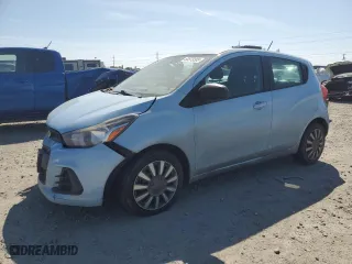 2016 Chevrolet Spark LS with VIN KL8CB6SA4GC575624, listed as a Copart auction lot 53373385 with 186,685 mi miles and Clean Title. Bid and sale history available at carsss.com. Image 1.