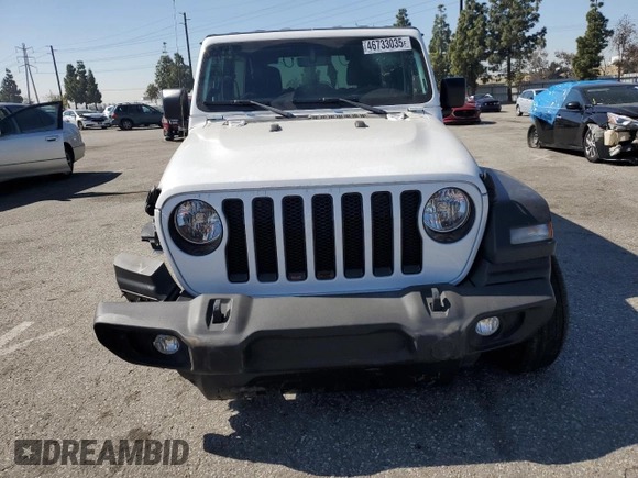2023 Jeep Wrangler Sport Altitude with VIN 1C4HJXDG3PW623930, listed as a Copart auction lot 46733035 with 26,032 mi miles and Salvage Title. Bid and sale history available at DreamBid. Image 5.