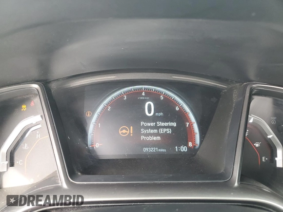 2017 Honda Civic Si with VIN 2HGFC3A57HH753983, listed as a Copart auction lot 51331985 with 93,221 mi miles and Salvage Title. Bid and sale history available at DreamBid. Image 9.