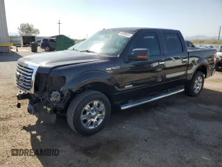 2011 Ford F-150 XLT with VIN 1FTFW1CT5BFB13964, listed as a Copart auction lot 64690555 with 164,199 mi miles and Salvage title. Bid and sale history available at DreamBid. Image 1.