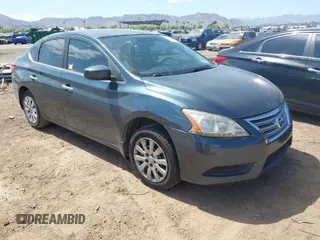 2015 Nissan Sentra S with VIN 3N1AB7AP1FY368501, listed as a IAAI auction lot 42081880 with 102,192 mi miles. Bid and sale history available at carsss.com. Image 1.