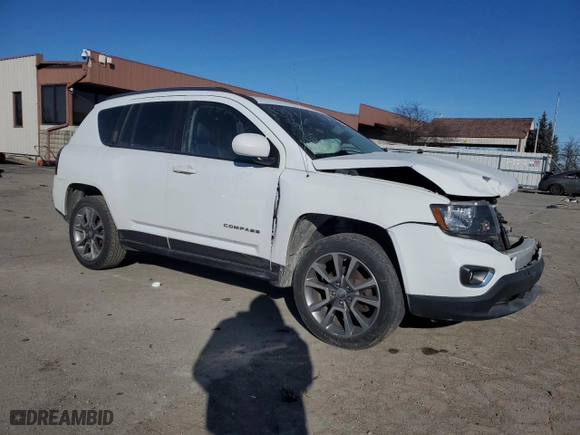 2017 Jeep Compass High Altitude with VIN 1C4NJCEA2HD156017, listed as a Copart auction lot 42697465 with 140,732 mi miles and Salvage Title. Bid and sale history available at carsss.com. Image 4.