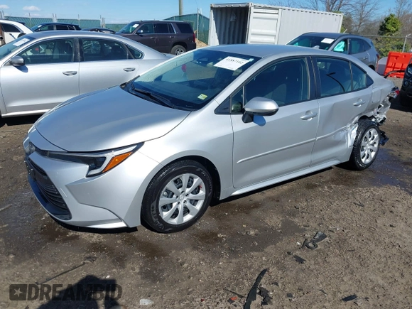 2023 Toyota Corolla Hybrid LE with VIN JTDBCMFE1P3015786, listed as a IAAI auction lot 41887102 with 27,123 mi miles. Bid and sale history available at carsss.com. Image 2.