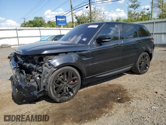 2017 Land Rover Range Rover Sport HSE Dynamic with VIN SALWV2FV4HA176090, listed as a Copart auction lot 54978145 with 137,376 mi miles and Salvage title. Bid and sale history available at DreamBid. Image 1.